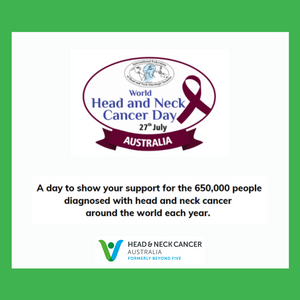Today is World Head and Neck Cancer Day